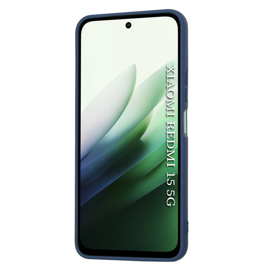 Custodia per Xiaomi Redmi 15 5G / 15 4G, Techsuit, SoftFlex, Blu scuro