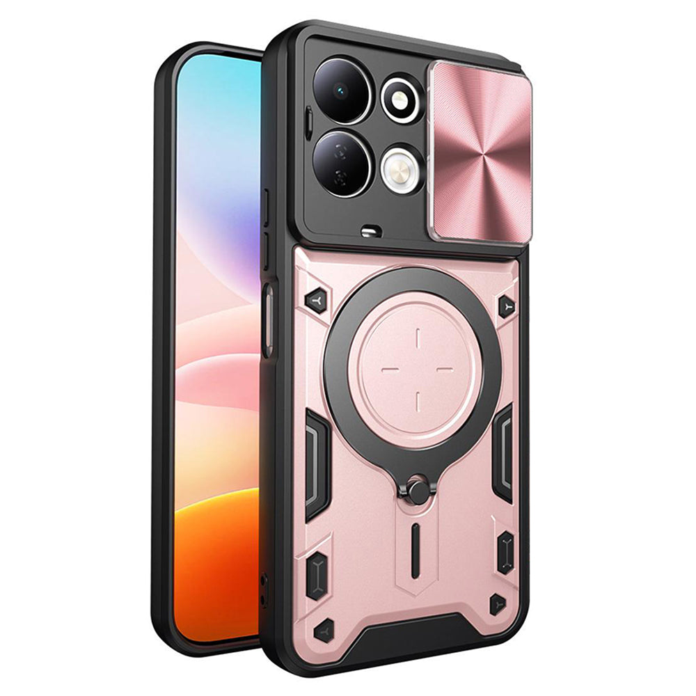 Coque pour Xiaomi Redmi 17 5G / 17 4G, Techsuit, CamGuard Pro, rose doré