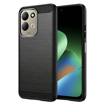 Coque pour Xiaomi Redmi 17 5G / 17 4G, Techsuit, Carbone, Noire