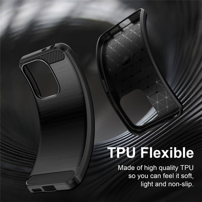 Coque pour Xiaomi Redmi 17 5G / 17 4G, Techsuit, Carbone, Noire