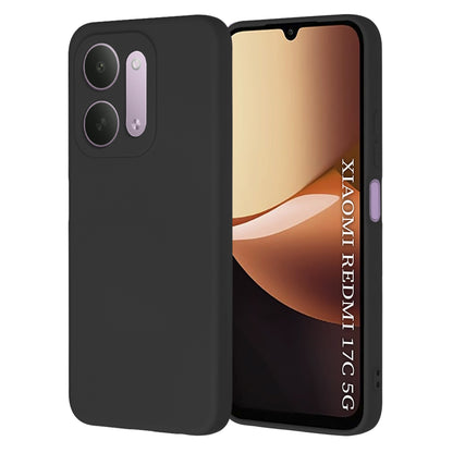 Custodia per Xiaomi Redmi 17C 5G, Techsuit, SoftFlex, nera