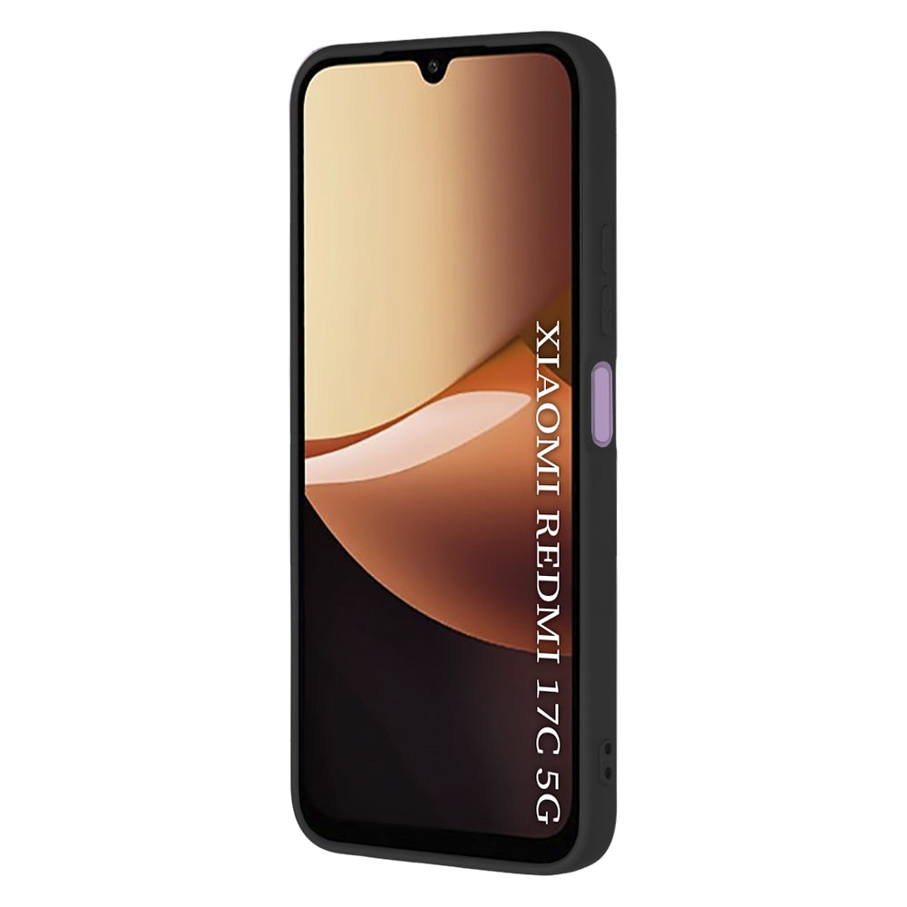 Custodia per Xiaomi Redmi 17C 5G, Techsuit, SoftFlex, nera
