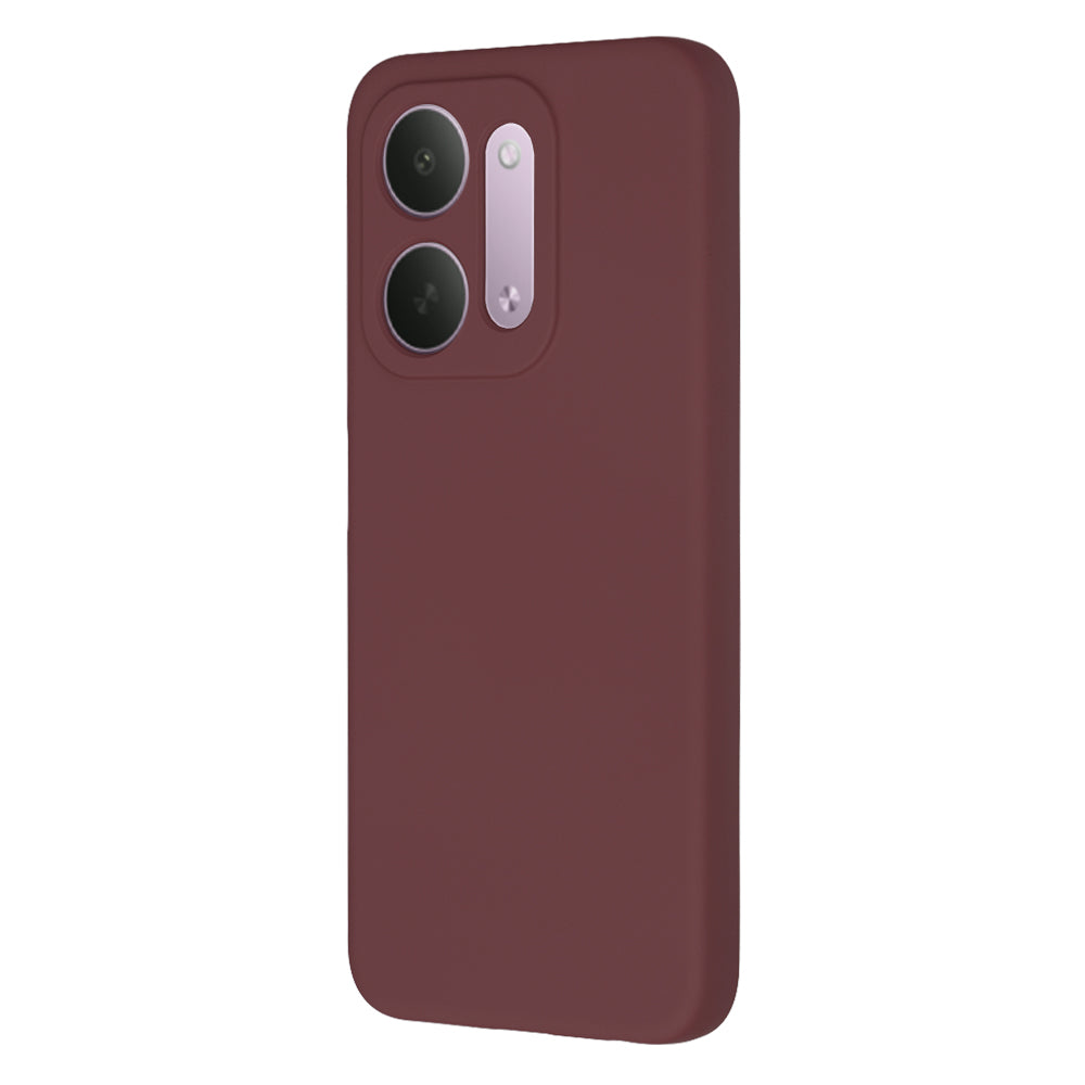 Hülle für Xiaomi Redmi 17C 5G, Techsuit, SoftFlex, Bordeauxrot