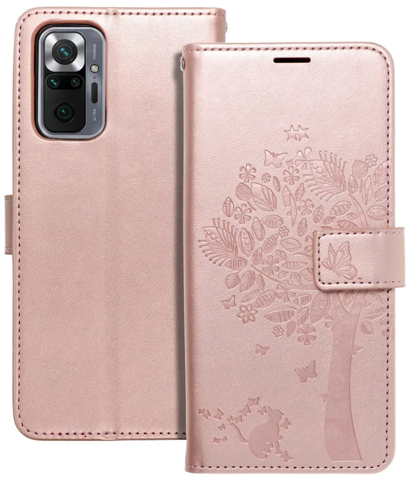Coque pour Xiaomi Redmi Note 10 Pro, OEM, MEZZO Tree, Rose Doré