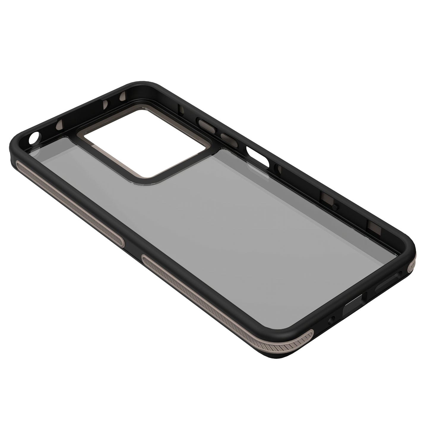 Coque pour Xiaomi Poco M6 / Redmi 13C 5G, OEM, Crystal Black, Gris