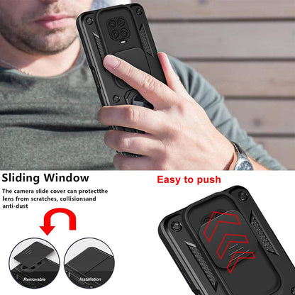 Custodia per Xiaomi Redmi 9C NFC / 9C, Techsuit, CamShield, Nera