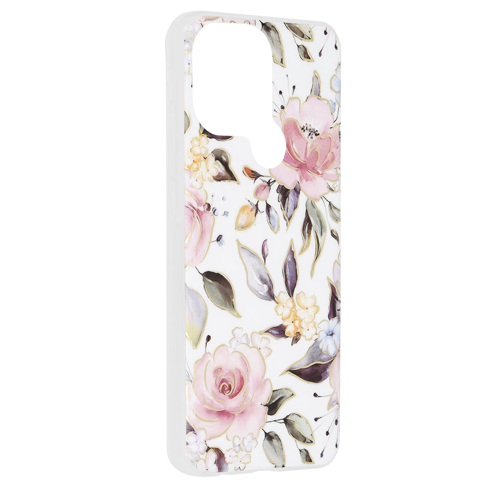Coque pour Xiaomi Redmi A2+ / A1+, Techsuit, Marble, Blanche