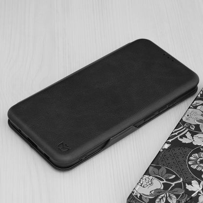 Custodia per Xiaomi Redmi A2+ / A1+, Techsuit, Safe Wallet Plus, Nera