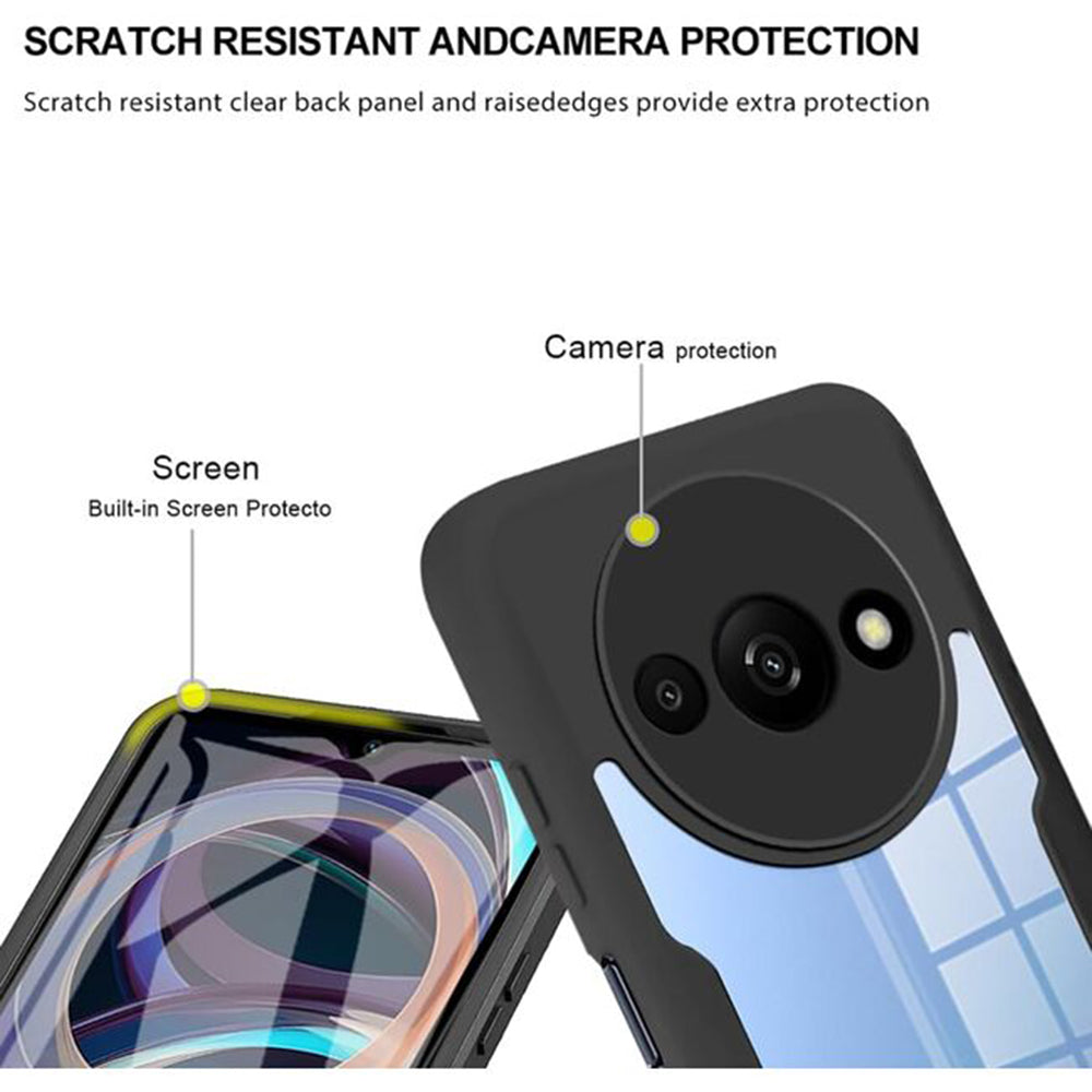 Custodia per Xiaomi Redmi A3x / A3, Techsuit, ColorVerse 360, Nera