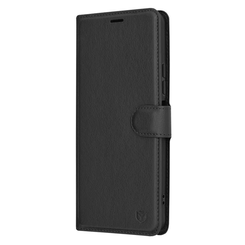 Custodia per Xiaomi Redmi A3x / A3, Techsuit, Leather Folio, Nera