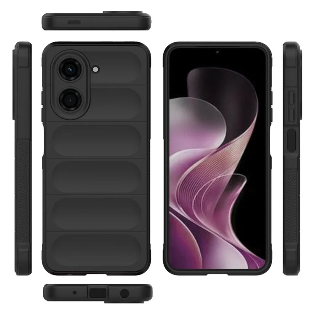 Custodia per Xiaomi Redmi A5 4G (Regionale), Techsuit, Magic Shield, Nera