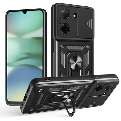 Custodia per Xiaomi Redmi A5 4G (Standard), Techsuit, CamShield, Nera