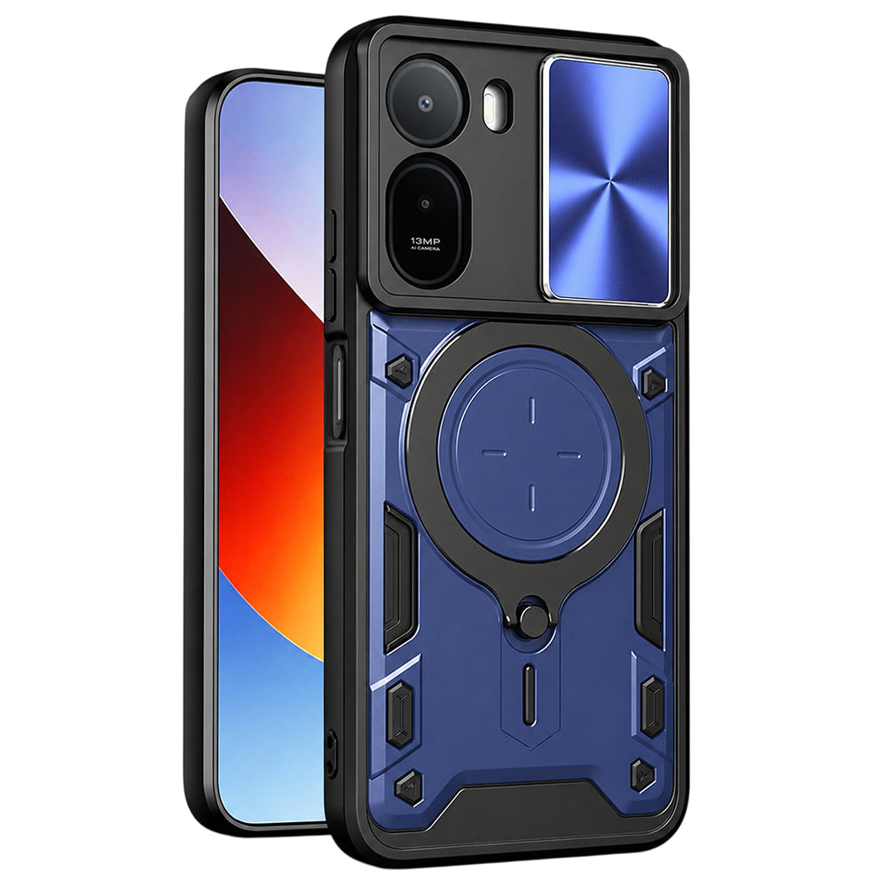 Hülle für Xiaomi Redmi A7 Pro 4G, Techsuit, CamGuard Pro, Blau