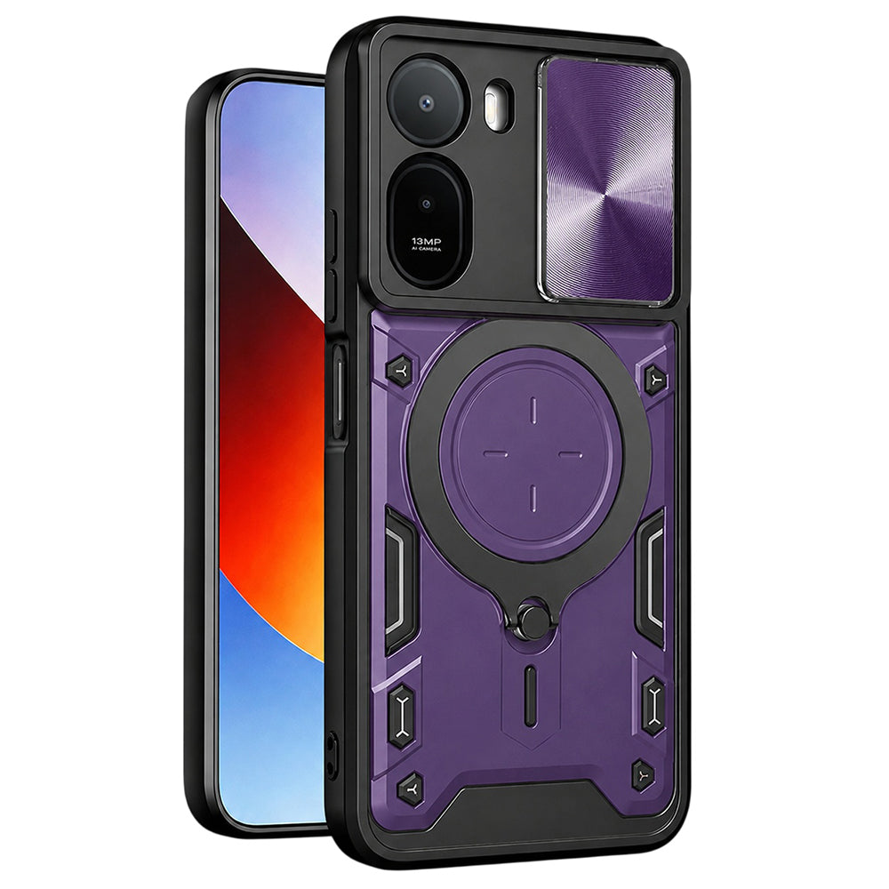 Custodia per Xiaomi Redmi A7 Pro 4G, Techsuit, CamGuard Pro, Viola