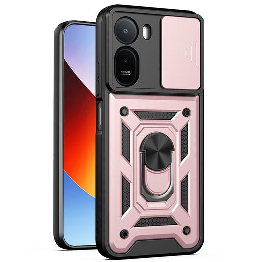 Coque pour Xiaomi Redmi A7 Pro 4G, Techsuit, CamShield, Rose Doré