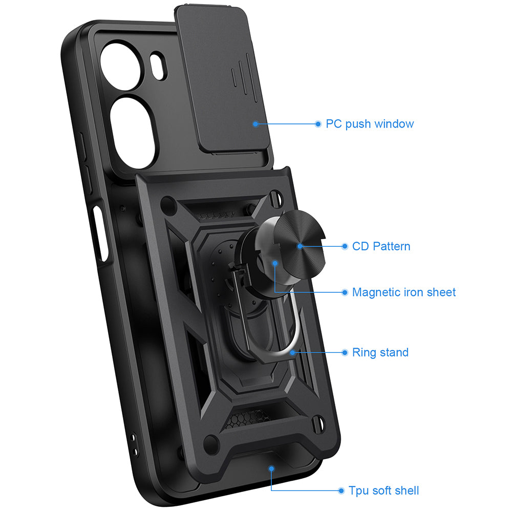 Coque pour Xiaomi Redmi A7 Pro 4G, Techsuit, CamShield, Rose Doré