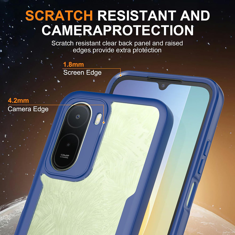 Custodia per Xiaomi Redmi A7 Pro 4G, Techsuit, ColorVerse 360, Blu