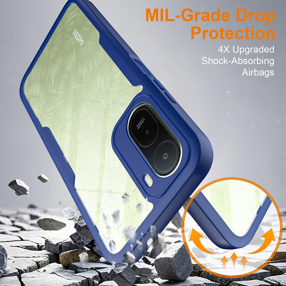 Custodia per Xiaomi Redmi A7 Pro 4G, Techsuit, ColorVerse 360, Blu