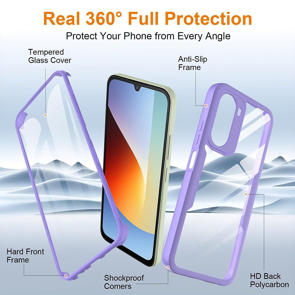 Coque pour Xiaomi Redmi A7 Pro 4G, Techsuit, ColorVerse 360, Violet