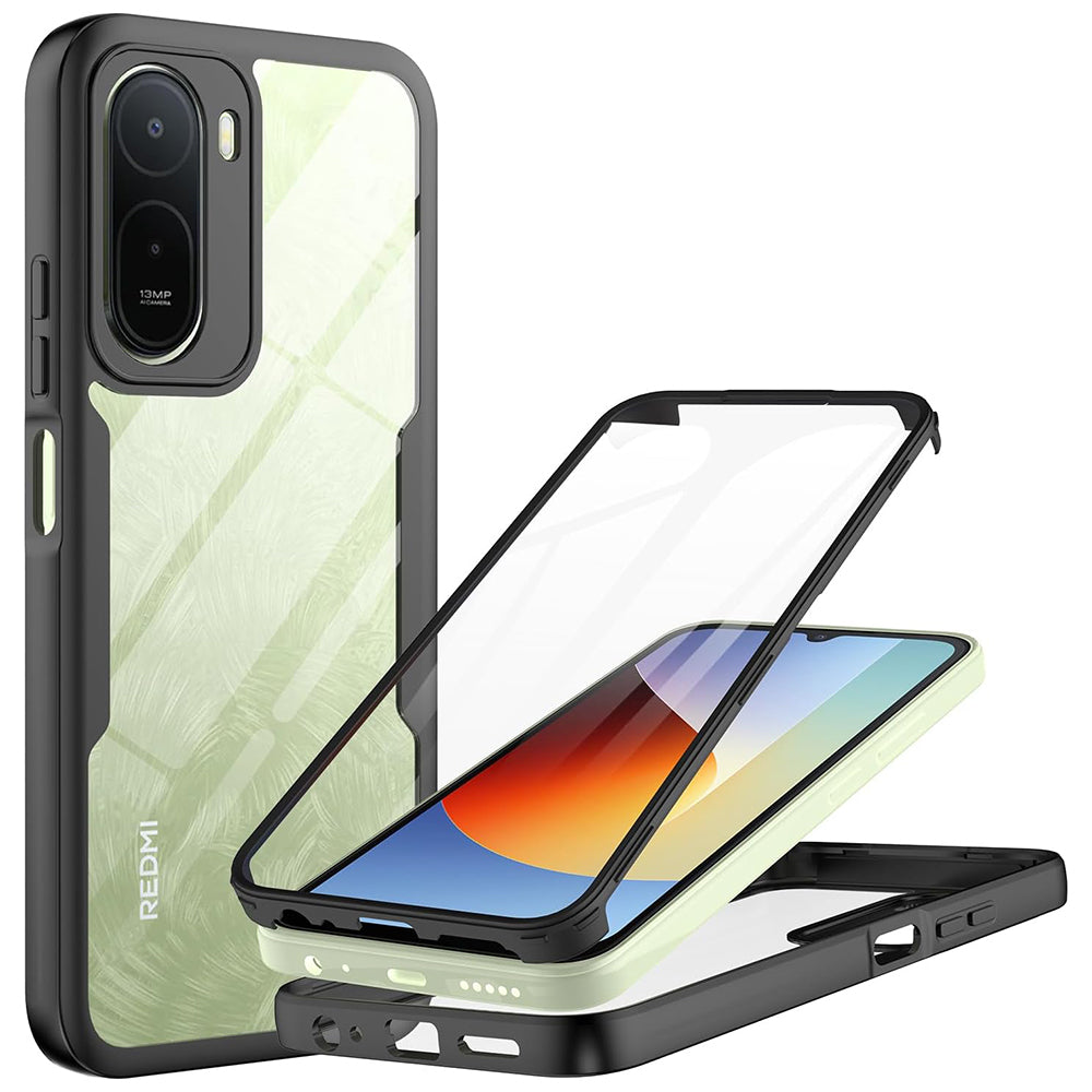 Coque pour Xiaomi Redmi A7 Pro 4G, Techsuit, ColorVerse 360, Noire