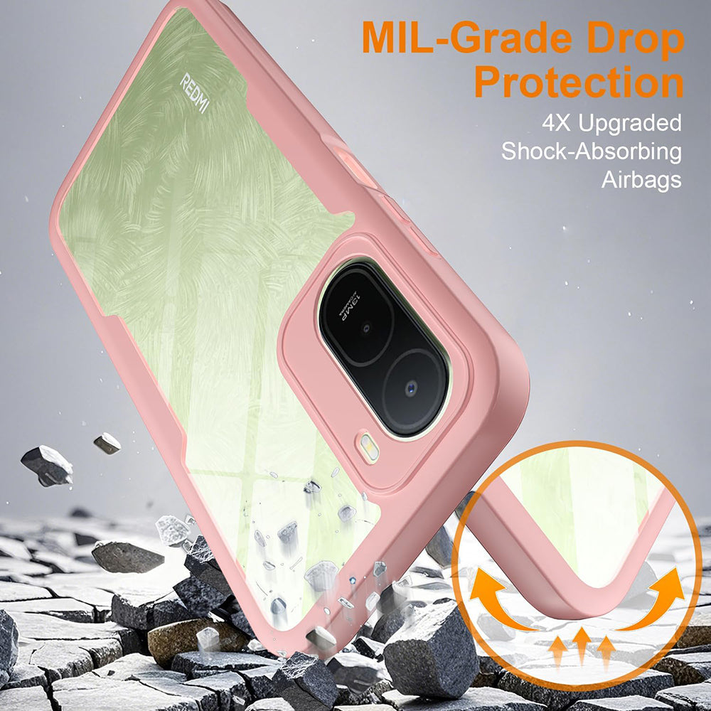 Custodia per Xiaomi Redmi A7 Pro 4G, Techsuit, ColorVerse 360, Rosa