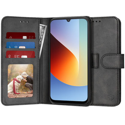 Hülle für Xiaomi Redmi A7 Pro 4G, Techsuit, Diary Book, Schwarz