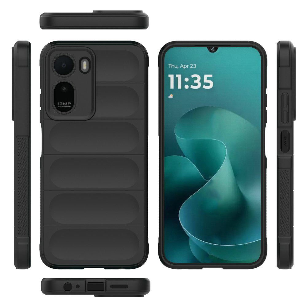 Custodia per Xiaomi Redmi A7 Pro 4G, Techsuit, Magic Shield, Nera