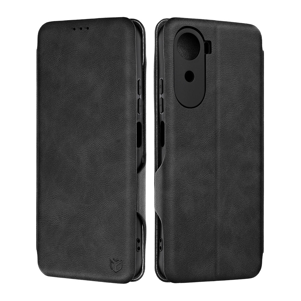 Custodia per Xiaomi Redmi A7 Pro 4G, Techsuit, Safe Wallet Plus, Nera