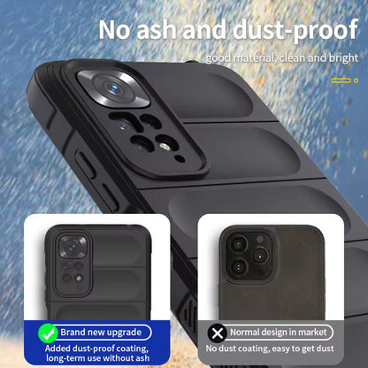 Custodia per Xiaomi Redmi Note 11S / Note 11, Techsuit, Magic Shield, Nera