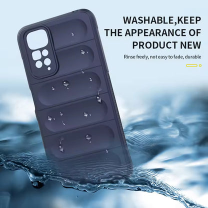 Custodia per Xiaomi Redmi Note 11S / Note 11, Techsuit, Magic Shield, Nera