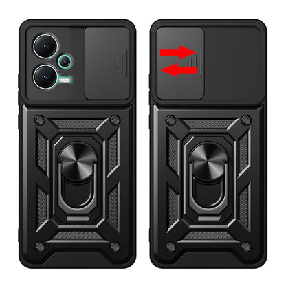 Custodia per Xiaomi Redmi Note 12 Pro+, Techsuit, CamShield, Nera