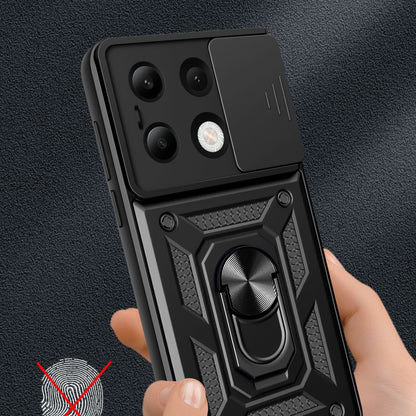 Custodia per Xiaomi Redmi Note 13 4G, Techsuit, CamShield, Blu