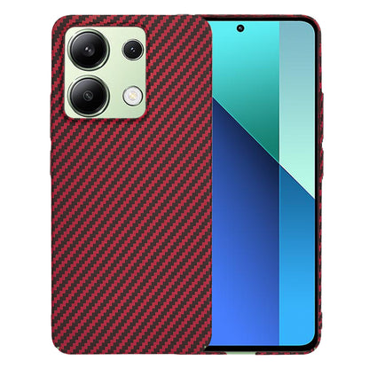 Case for Xiaomi Redmi Note 13 4G, Techsuit, Carbonite FiberShell, Red