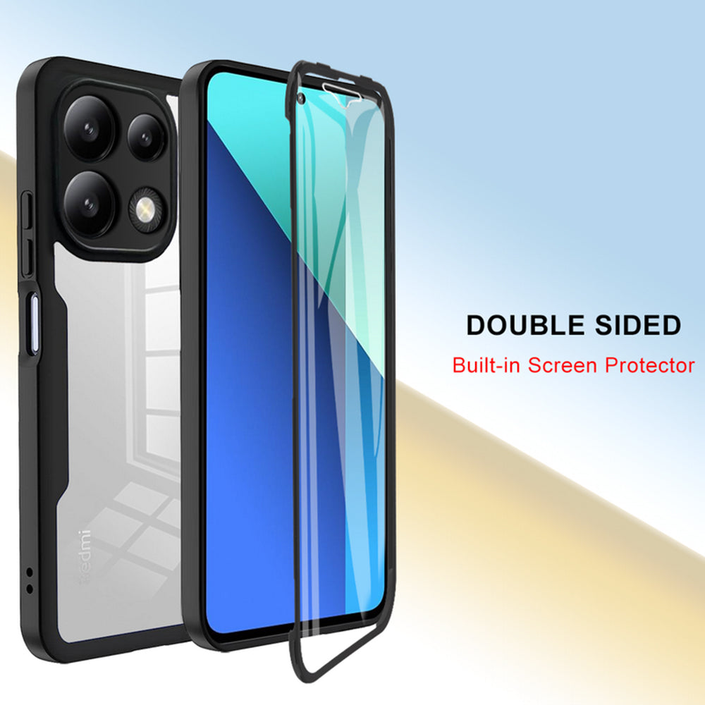 Custodia per Xiaomi Redmi Note 13 4G, Techsuit, ColorVerse 360, Rosa