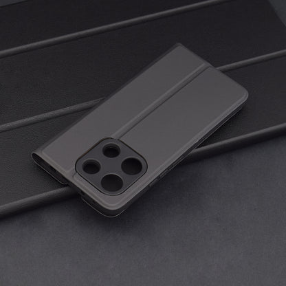 Custodia per Xiaomi Redmi Note 13 4G, Techsuit, Magskin Book, Nera