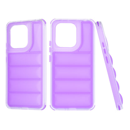 Custodia per Xiaomi Redmi Note 13 4G, Techsuit, Wave Shield, Viola