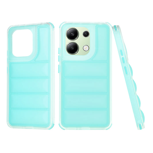 Coque pour Xiaomi Redmi Note 13 4G, Techsuit, Wave Shield, Turquoise
