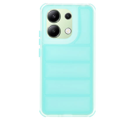 Custodia per Xiaomi Redmi Note 13 4G, Techsuit, Wave Shield, Turchese