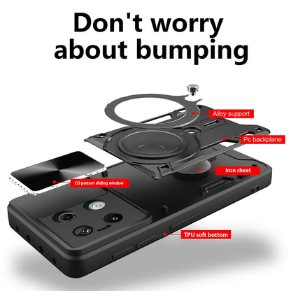 Custodia per Xiaomi Redmi Note 13 5G, Techsuit, CamGuard Pro, Nera