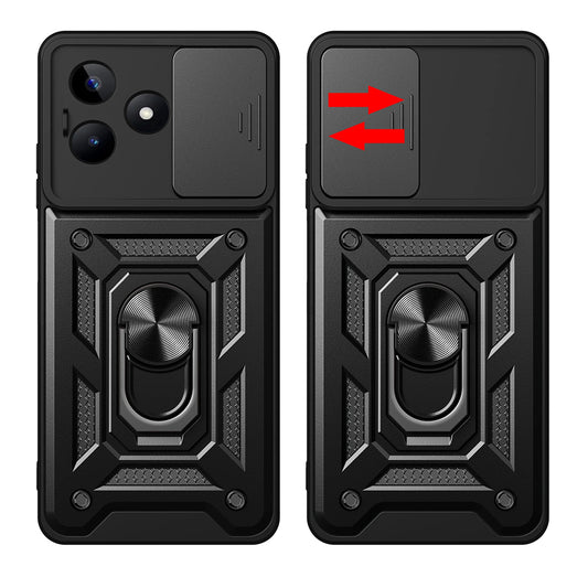 Coque pour Xiaomi Redmi Note 13 5G, Techsuit, CamShield, Noire