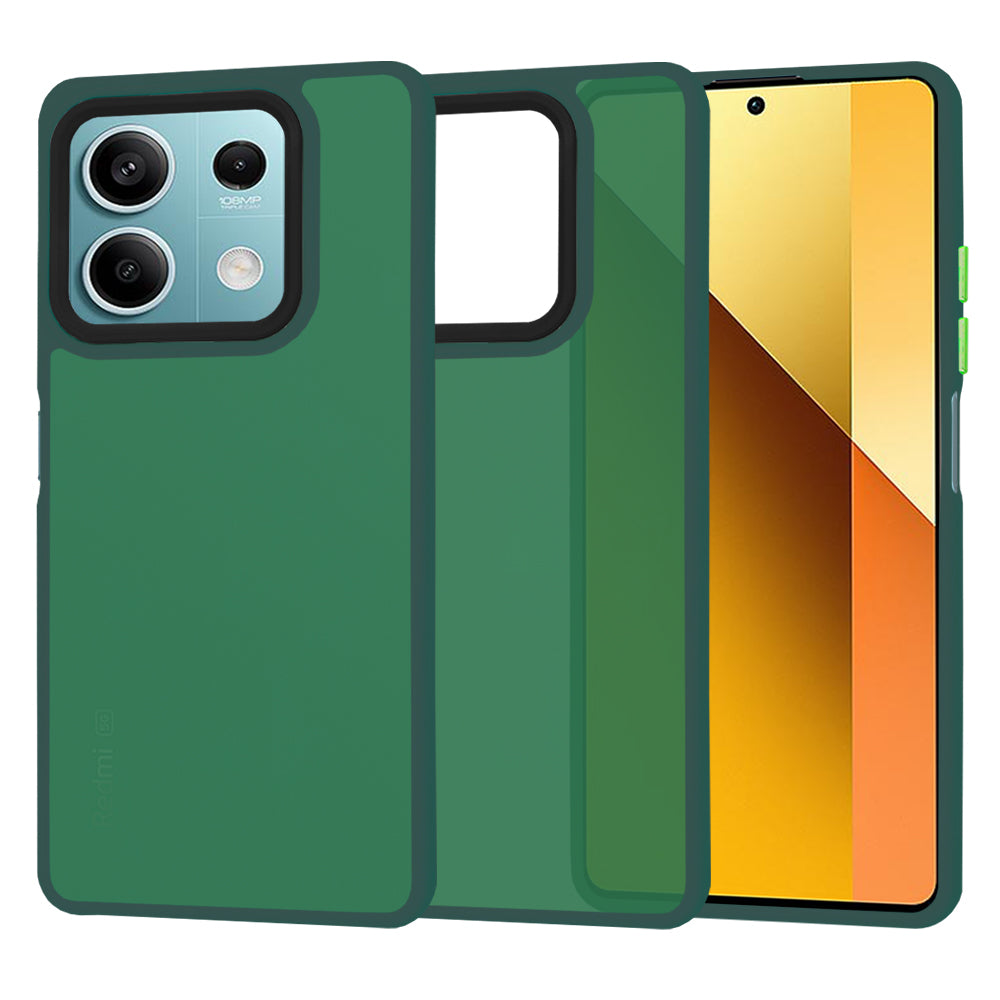 Coque pour Xiaomi Redmi Note 13 5G, Techsuit, HaloFrost, Vert