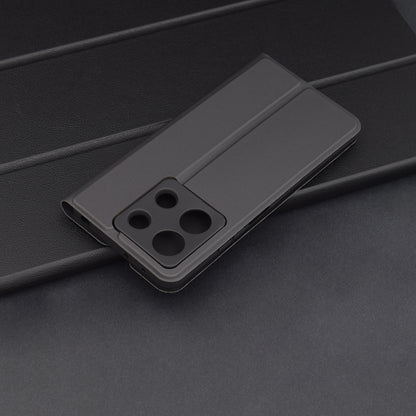 Custodia per Xiaomi Redmi Note 13 5G, Techsuit, Magskin Book, Nera