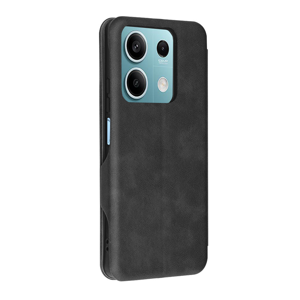 Custodia per Xiaomi Redmi Note 13 5G, Techsuit, Safe Wallet Plus, Nera
