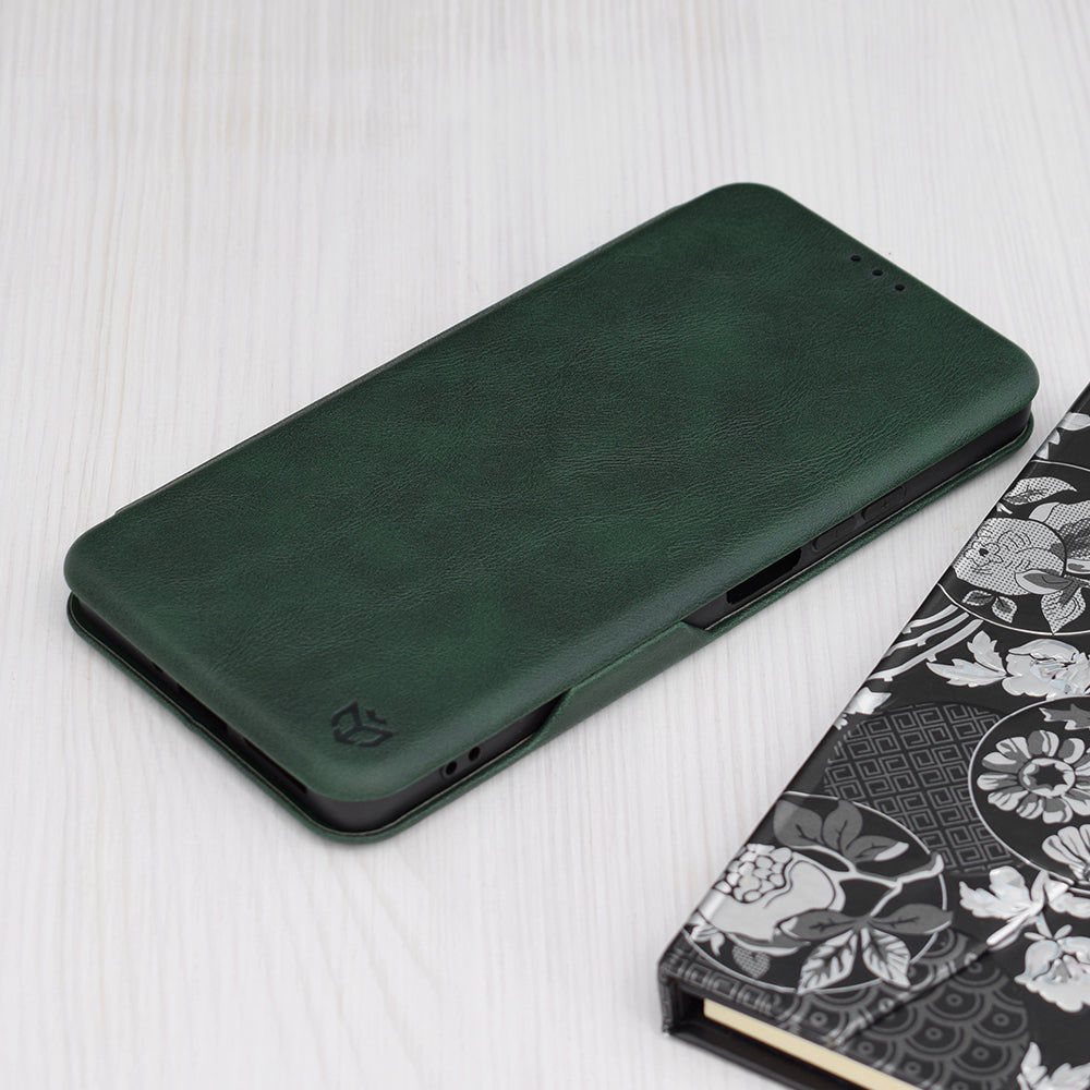 Coque pour Xiaomi Redmi Note 13 5G, Techsuit, Safe Wallet Plus, Vert