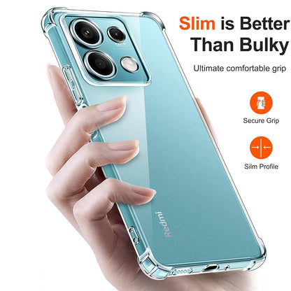 Custodia per Xiaomi Redmi Note 13 5G, Techsuit, Shockproof Clear, Trasparente