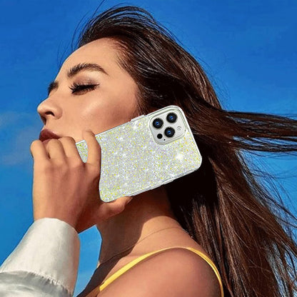 Custodia per Xiaomi Redmi Note 13 5G, Techsuit, Sparkly Glitter, Blu