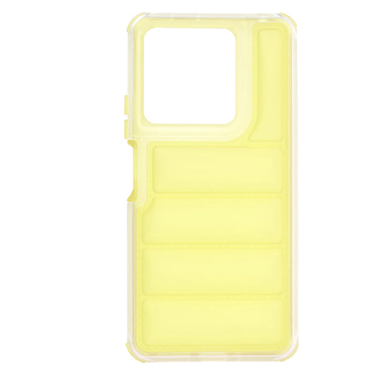 Custodia per Xiaomi Redmi Note 13 5G, Techsuit, Wave Shield, Gialla