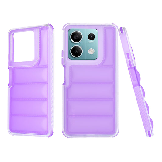 Custodia per Xiaomi Redmi Note 13 5G, Techsuit, Wave Shield, Viola