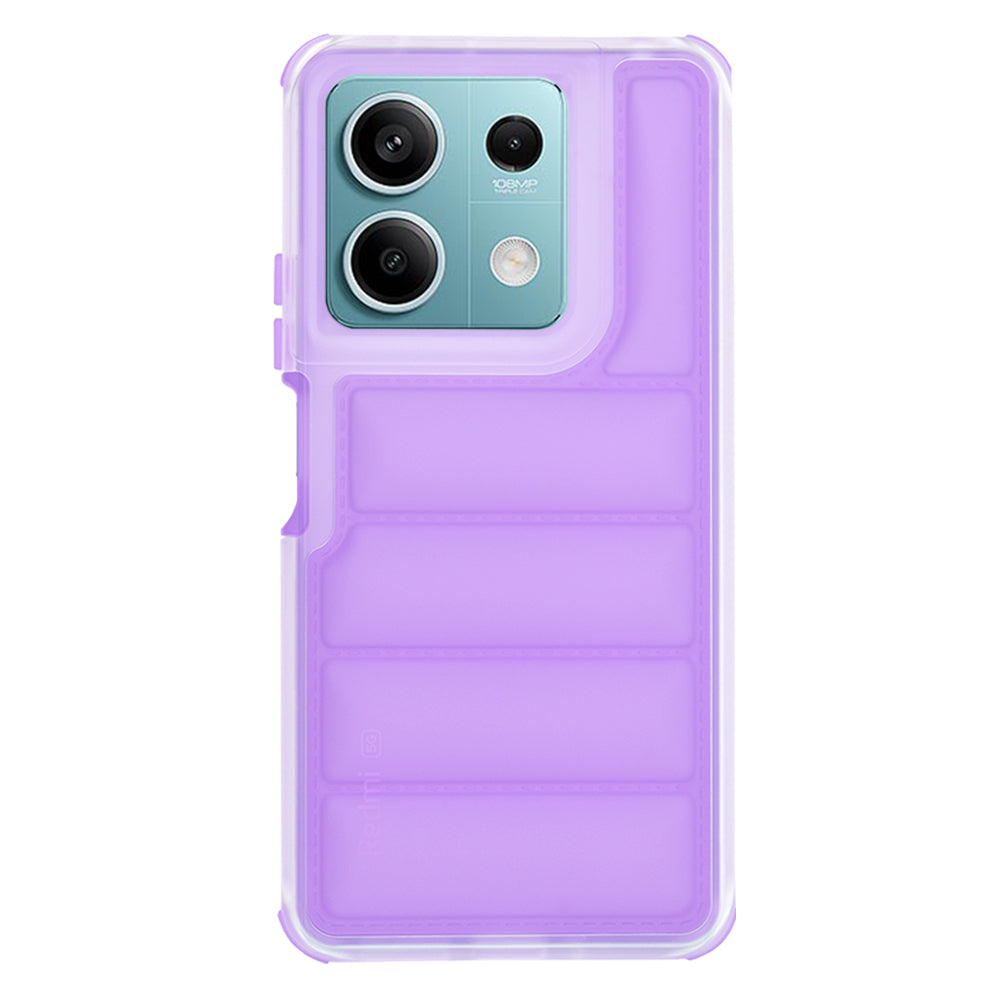 Coque pour Xiaomi Redmi Note 13 5G, Techsuit, Wave Shield, Violet