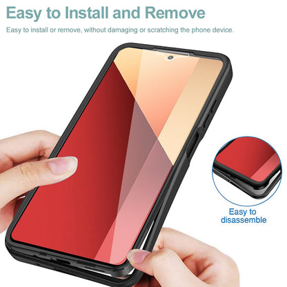 Custodia per Xiaomi Redmi Note 13 Pro 4G / Poco M6 Pro 4G, Techsuit, ColorVerse 360, Nera
